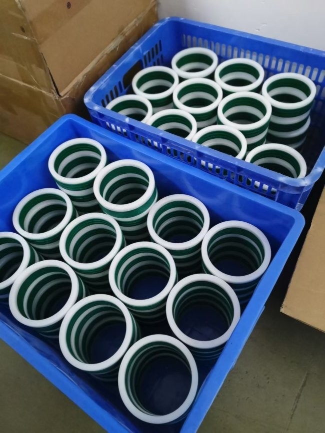 PU Material CNC Machine Hydraulic Seals Founded V Shaped Circle Custom Made Sealing
