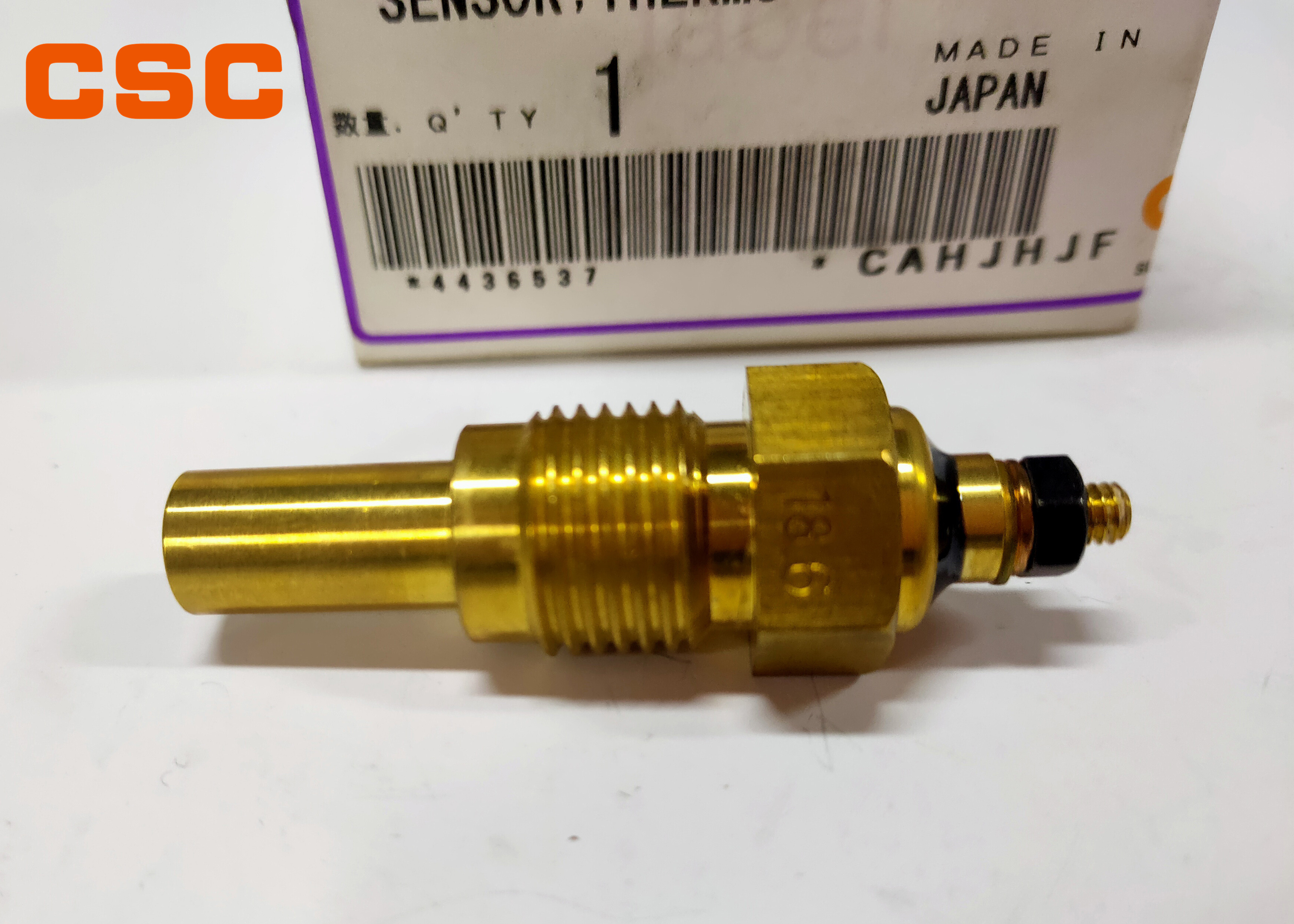 Steel Water Temperature Sensor ZAX Series Excavator Electric Parts 4436537