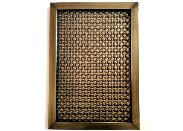 Surface Finished Services Architectural Woven Wire Mesh With Pattern Design