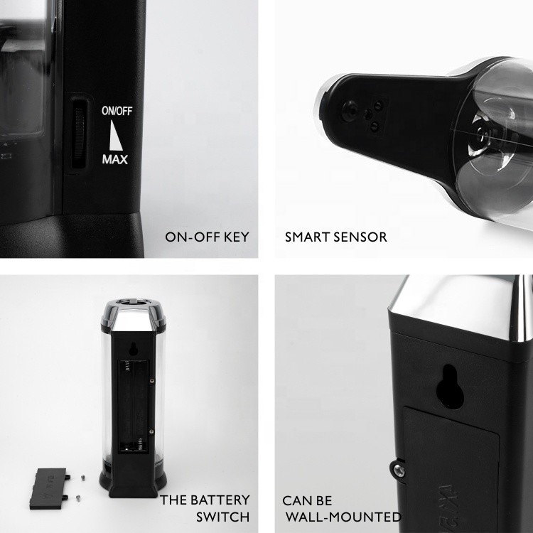 500ML Sensor Liquid Soap Dispenser FCC ABS Wall Mounted