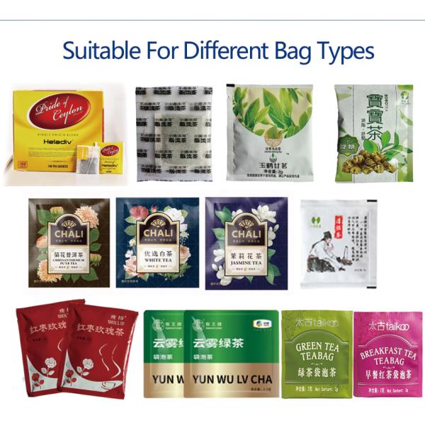 Multi Function Filter Paper Tea Bag Machine with Thread / Tag