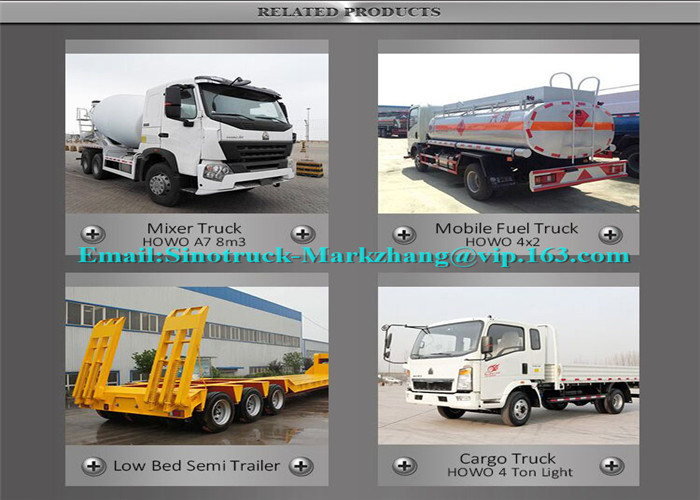 6000L High Pressure Special Purpose Truck / Sewage Suction Truck Multi Functional Combined