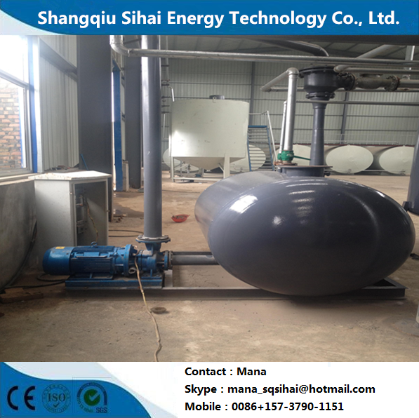 Rated Flow Horizontal/Vertical Structure Form Used Motor Oil to Diesel Making Machine