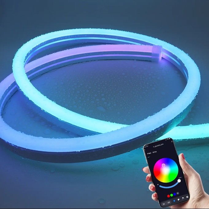 Modern New Design Led Flex Neon Strip Light For Project Company Event Wedding Party DecoRation