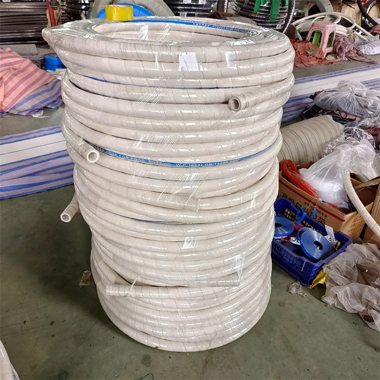 Commercial Food Hose Pipe Food Grade Air Hose Reel Fittings 16bar