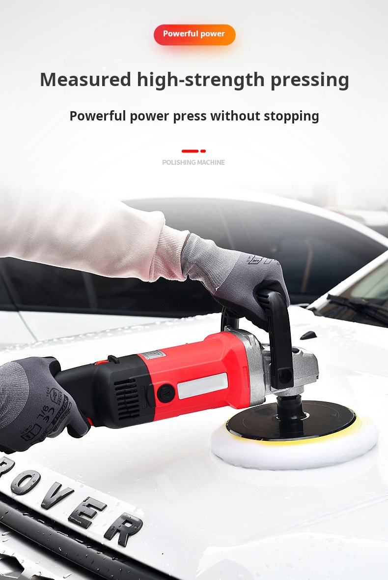 Rated Power 1250W Electric Polishing Machines Fixed Gear Change Portable OEM