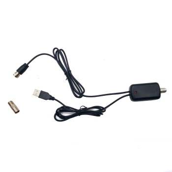 Frequency Range 170-240/470-862 MHz HDTV Antenna Amplifier Booster with USB Connector 235g