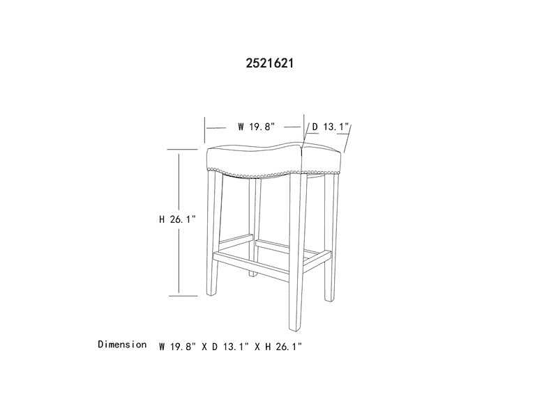 American Style Dining Chair Sets 10kgs blue leather barstool