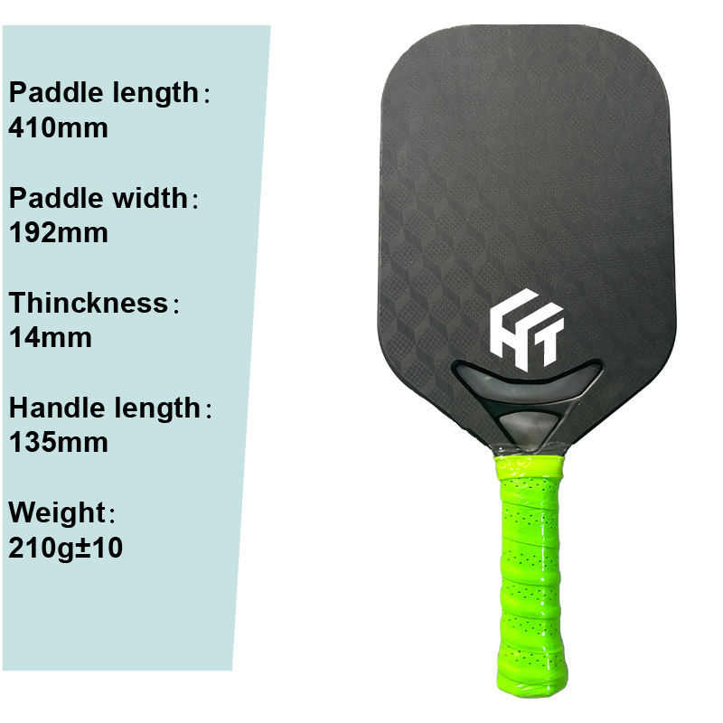 Raw Carbon Fiber Pickleball Paddle Custom Logo For MVP Pickleball Players
