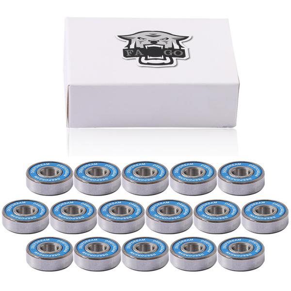 High Speed Precision 608 ZZ Skateboard Bearing 608 Rs 8x22x7mm Roller Longboard