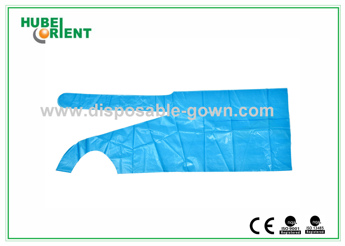 Non Irritating Odorless Disposable PE Apron With Embossed Surface