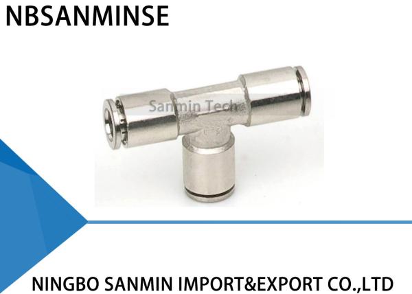 MPUT Pneumatic Brass Air Hose Fittings , Pneumatic Brass Fitting Tube Fitting