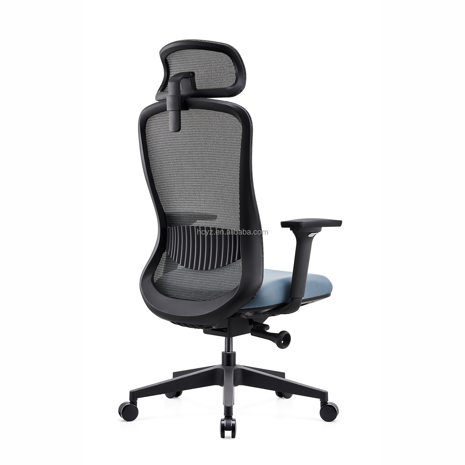 Commercial Furniture 3D Adjustable Executive Ergonomic Chair with Stainless Steel Frame