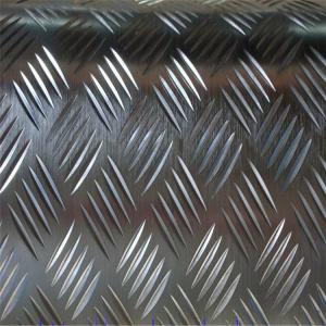 China 1mm Checkered Embossed Stainless Steel Sheet 316 SS304 Perforated Plate wholesale