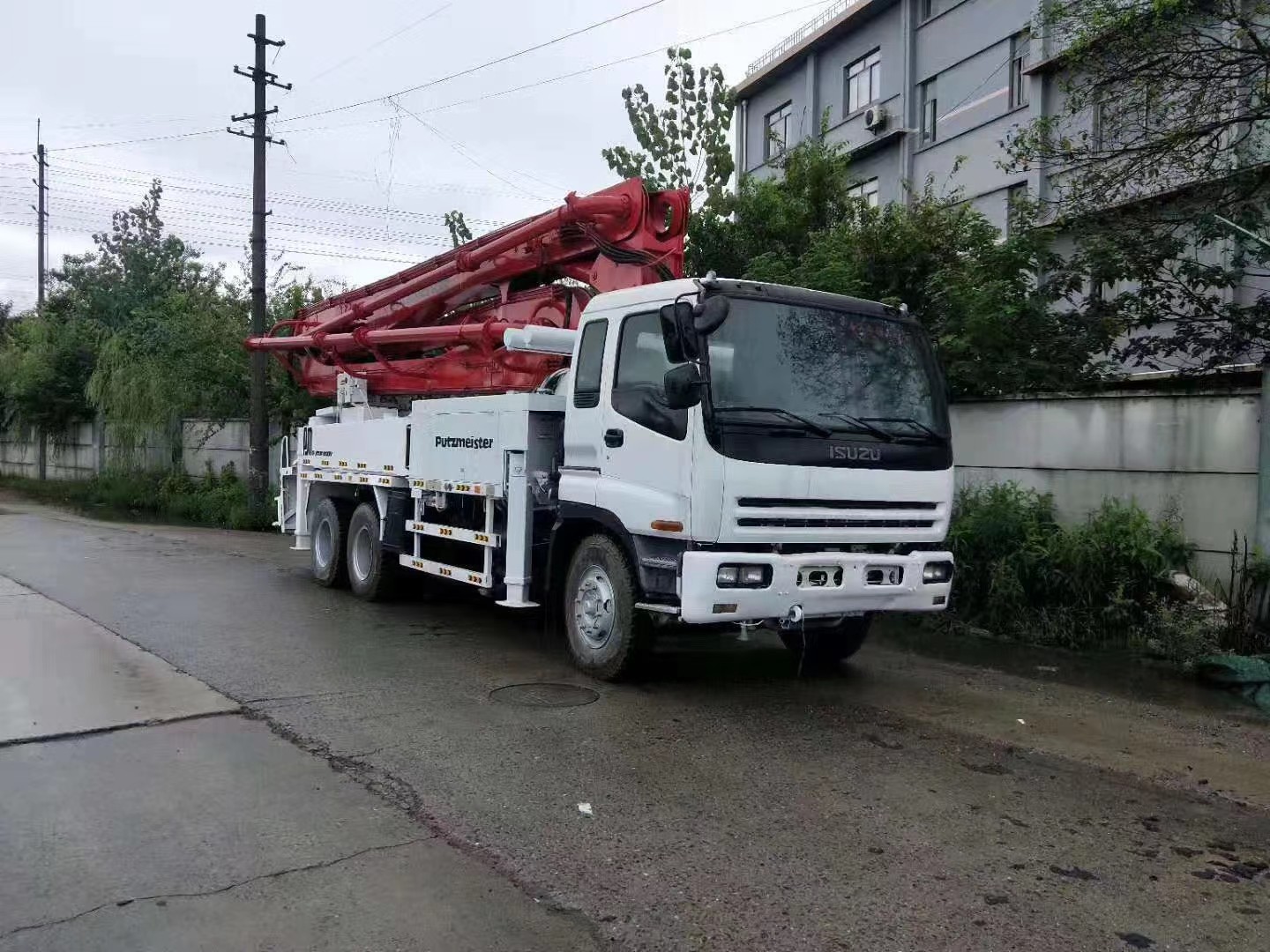 Zoomlion Sany Used Mechanical Equipment , 56m Second Hand Pump Truck