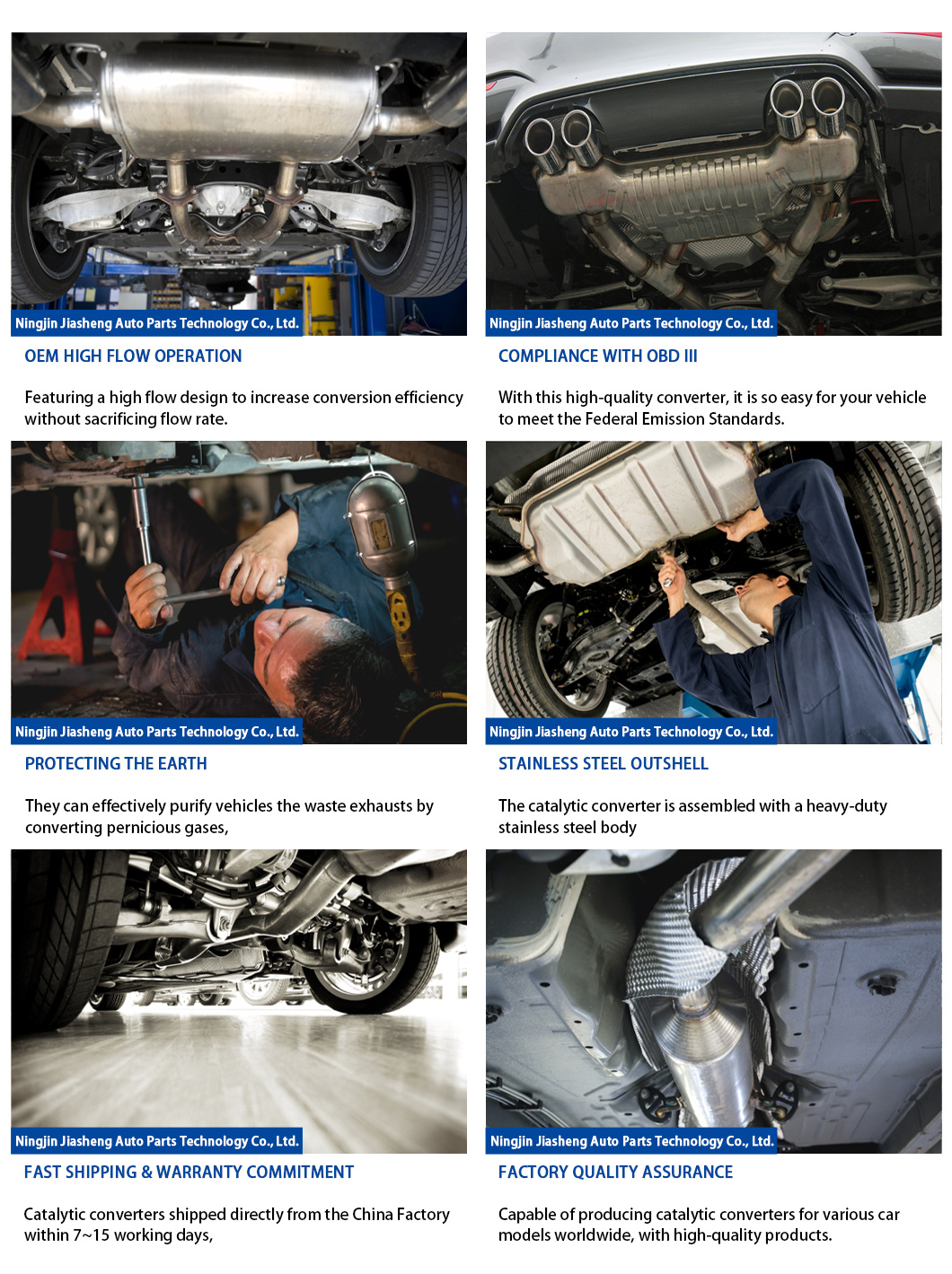 Jeep Compass / Patriot 2.4L Auto Catalytic Converter Converters Exhaust Catalytic Converter Sale