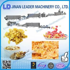 China Automatic maize flakes feed double screw extruder making machine wholesale