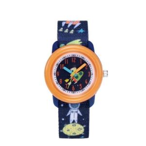 China Nylon Strap ODM Children Quartz Wristwatch 3ATM Water Resistant wholesale