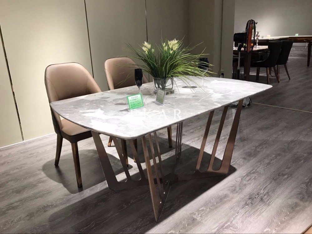 2017 New Design Simple Style Modern Designs Grey Marble Coffee Table ZZ-ZS1718