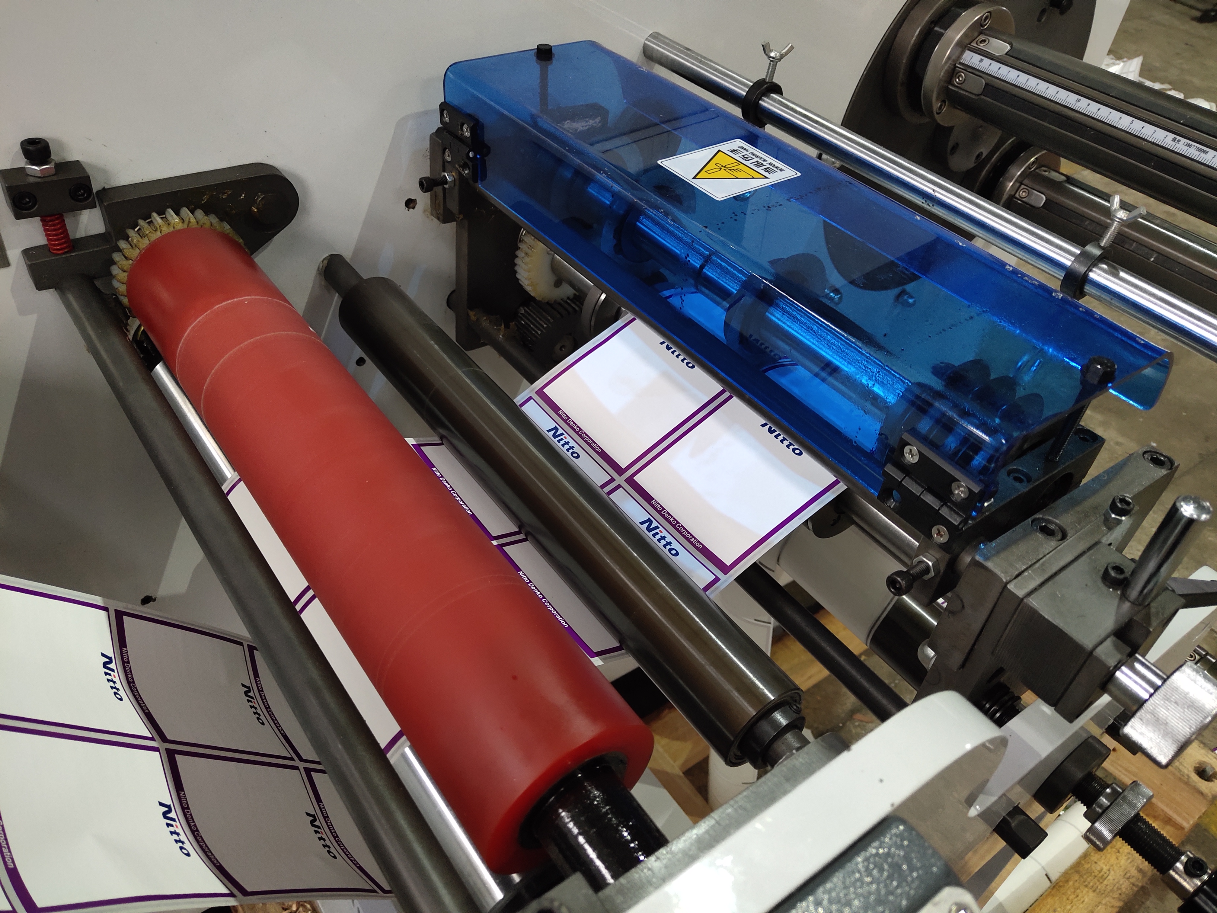 380v High Speed Slitting Machine 350m/Min / Auto Label Slitting Machine