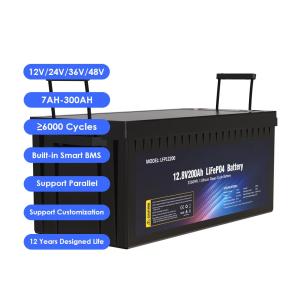China Submarine 12V 300AH LiFePO4 Lithium Ion Battery For Camping RV Motorhome wholesale