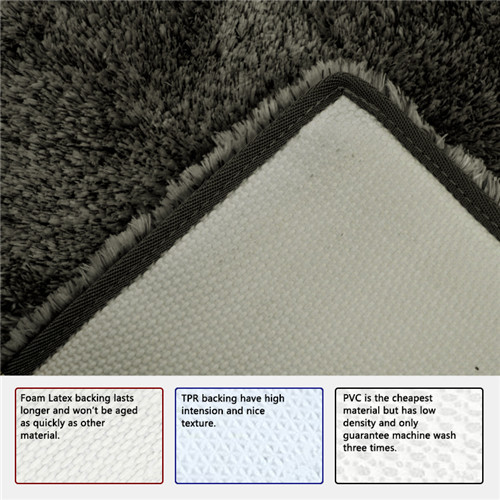 Ultra Soft Lightweight Latex Backed Bath Mats Anti Slippery Bath Mat