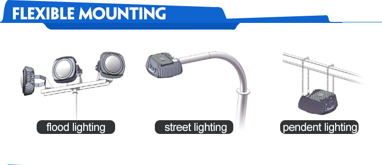 Round 120w Led Industrial Flood Light 14400lm Anti Glare Led Flood Light