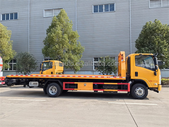 Brand new hot sale 5ton diesel flatbed wrecker tow truck japan for sale