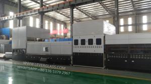 China Dual direction Glass Toughening Furnace , Single &amp; Double Curvature Bending Glass Tempering machine wholesale