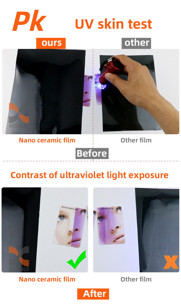 Purple Light Dazzle Color Side Rear Block Color Ppf Most Popular Chameleon Color Changing Window Film For Car Window Tinting