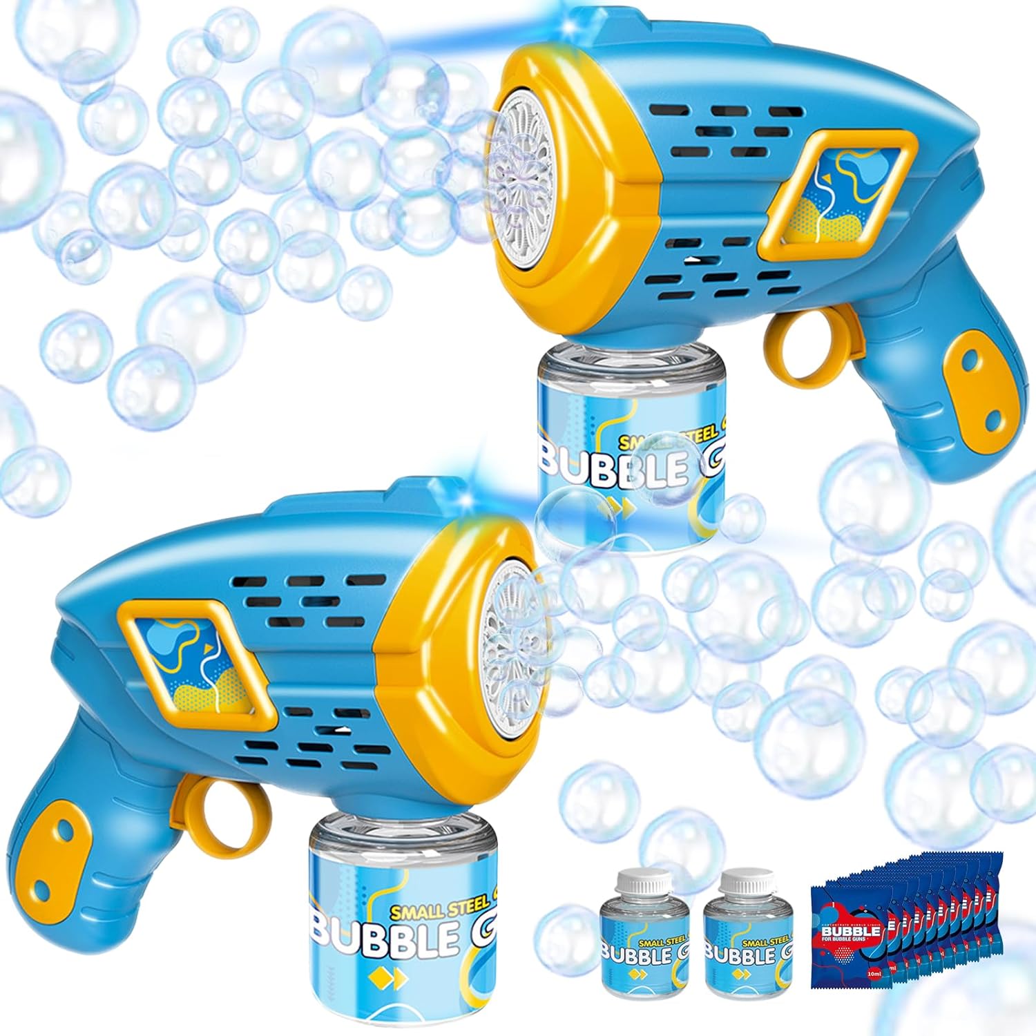 Unisex Children's Bubble Toys 23 Hole Angel Bubble Gun with Lighting Gender Unisex