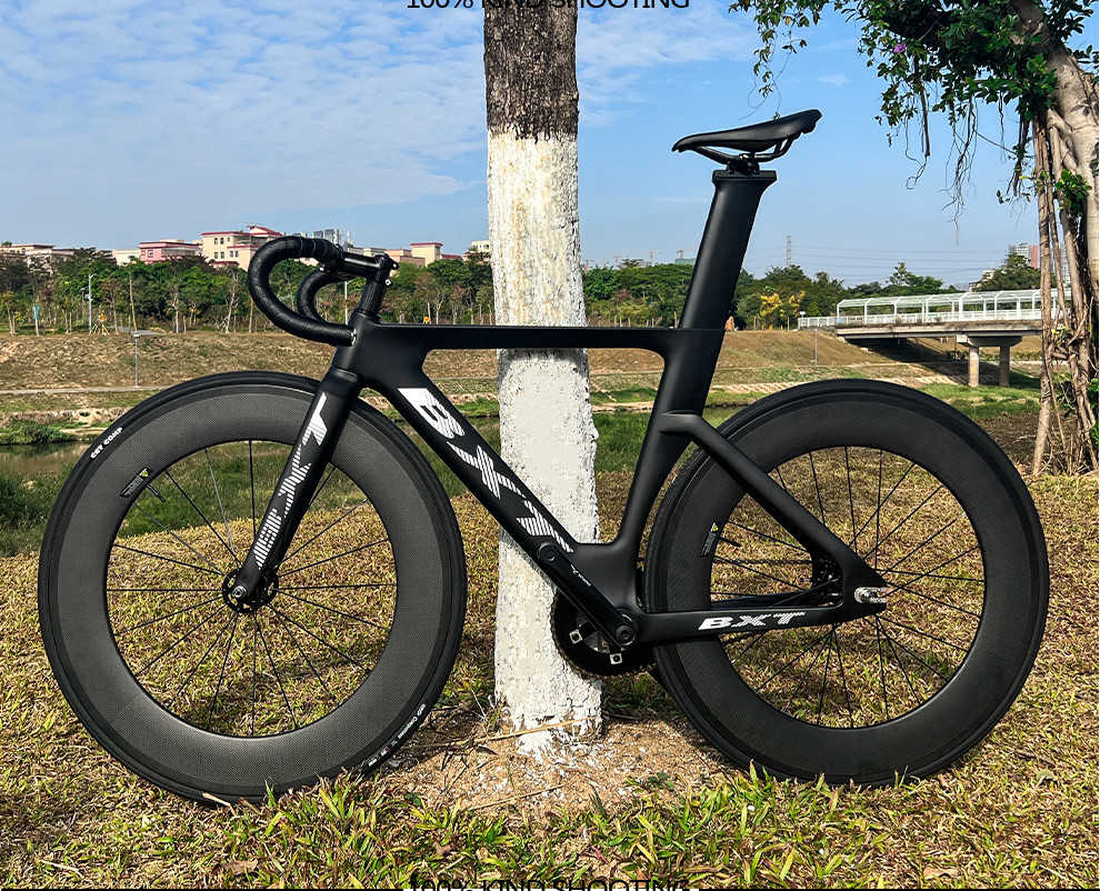 Professional Carbon Fiber Track Bike 700C EPS Technology Fixed Gear Bicycle