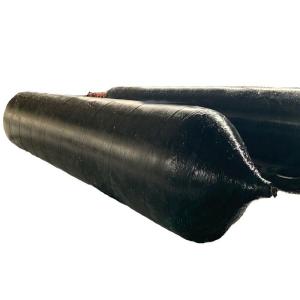 China OEM Cylindrical Ship Launching Balloon Inflatable Ship Launching Rubber Airbag wholesale