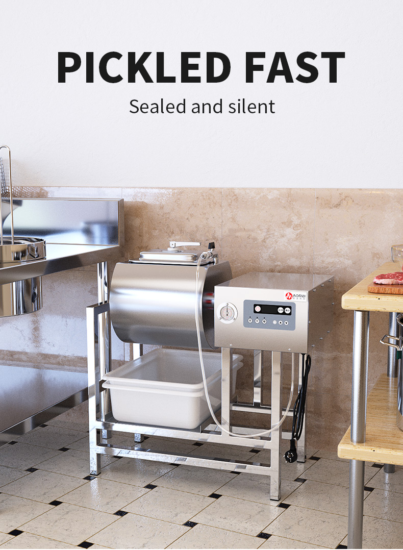 Commercial Restaurant Electric Meat Salting Machine with 45L Capacity and High Speed
