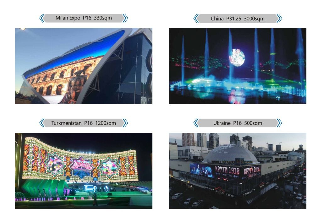 High Brightness Digital Transparent LED Display P15.6mm IP65 500*1000mm