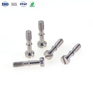 China 316 Stainless Steel Custom Fasteners One Word Slotted Captive Screw Flat Head wholesale