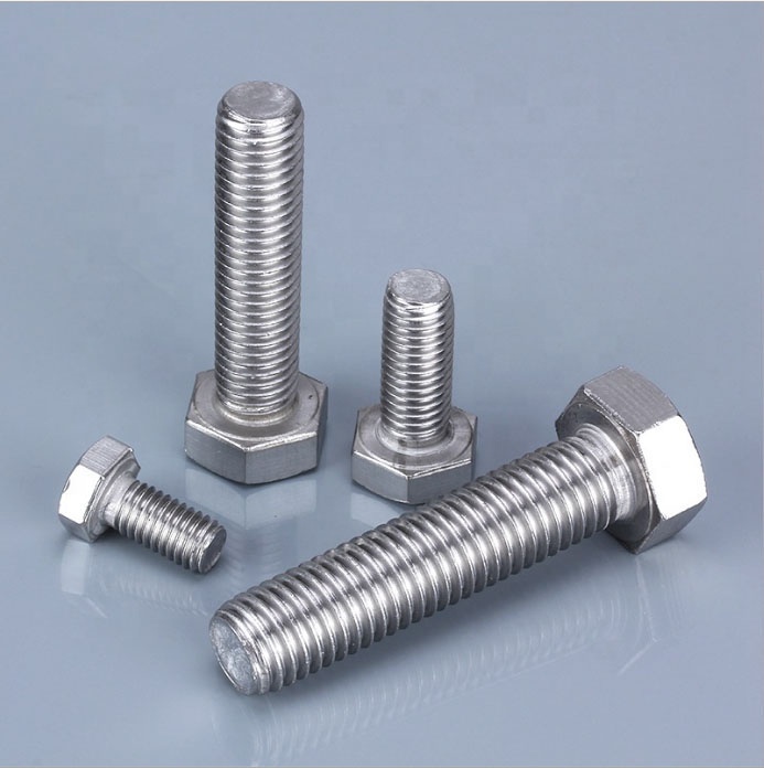 Hexagon Head Bolt M6 M8 M10 M12 M16 M20 Heavy Ss Hex Bolt And Nut Class 10.9