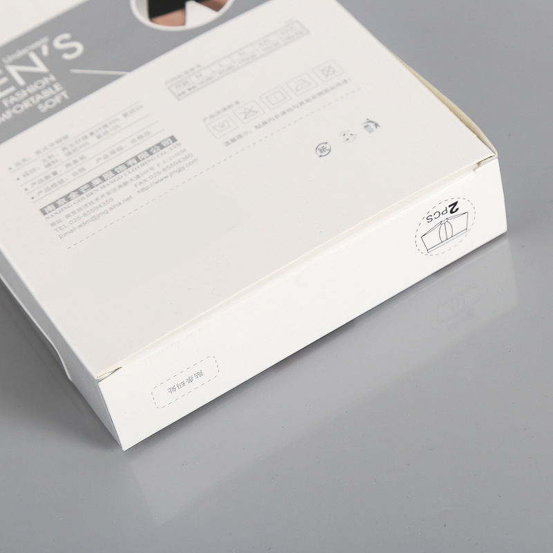 365nm 385nm 395nm 405nm Paperboard Custom Size Accepted for Men's Underwear Packaging