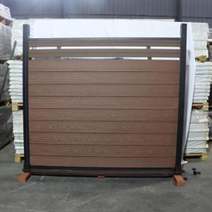 China Faux DIY WPC Construction Fencing Panels Waterproof wholesale
