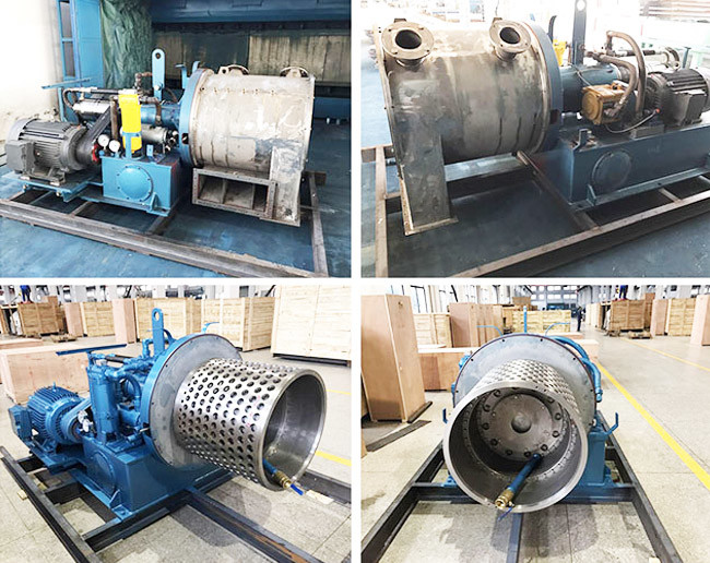 Two Stage Pusher Centrifuge EPS Beads Application Separator Machine