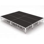 Movable stage platform Concert Wooden Portable Stage Stairs
