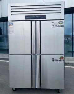 China 220V-240V/50HZ(60HZ) Stainless Steel Vertical Upright Freezer Refrigerator for Kitchen wholesale