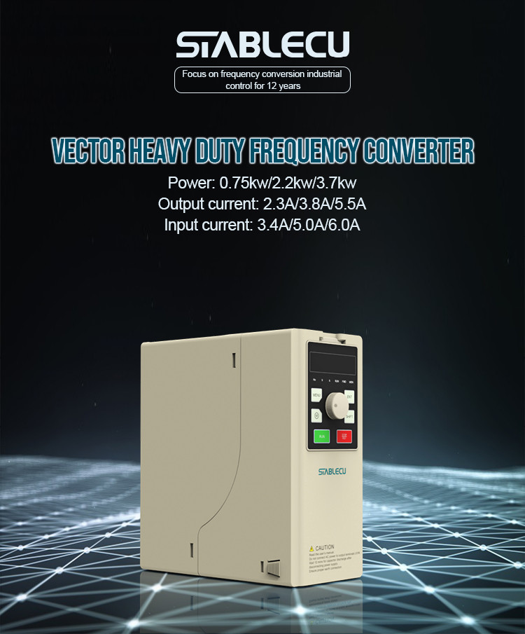 2HP 1.5KW Mini 3 Phase VFD Converter With Torque Control