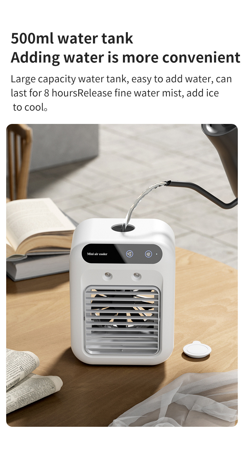 2024 Portable Evaporative Air Cooler for Room and Office Cooling Needs
