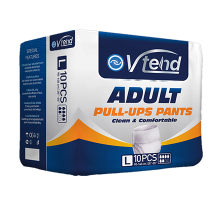 Plain Woven Adult Pull Up Diaper for Menstrual Needs and Incontinence Care in XXL