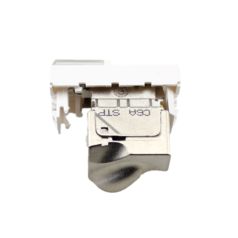Exact Cables Testing FLUKE RJ45 Modular Jack 180 Degree Toolless Cat6A Keystone Jack
