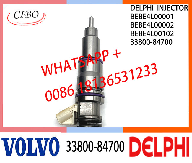 Fuel engine Diesel Injector 33800-84700 BEBE4L00001 BEBE4L00002 BEBE4L00102 E3.5 for HYUNDAI L ENGINE WITH EGR