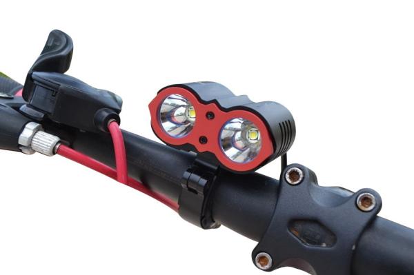 Lightweight High Output Bike Lights , Portable Bright Push Bike Lights