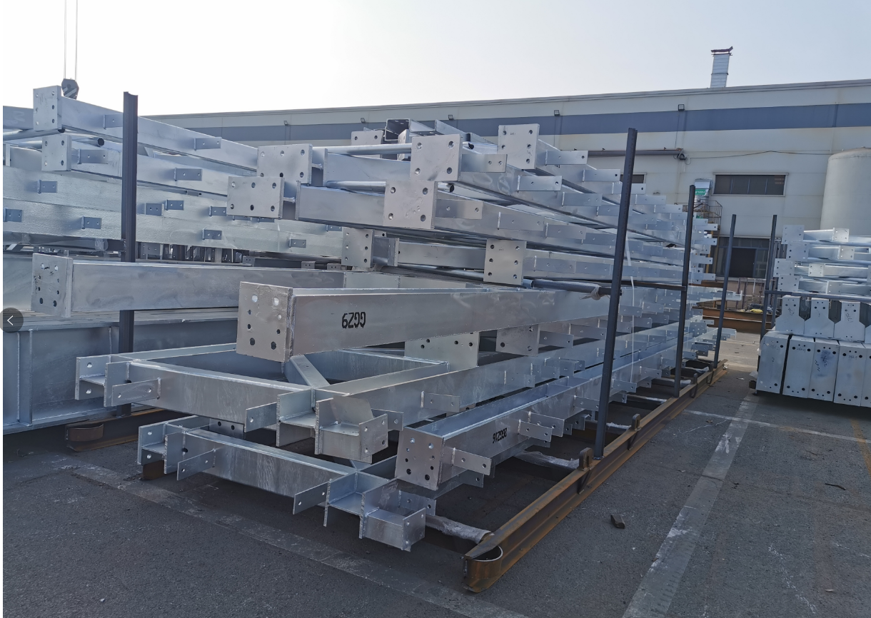 Prefab Stadium Tube Truss Steel Structure With Hot Dip Galvanized Surface Treatment