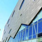 Silver Aluminum Veneer Curtain with ≥15 Years Service Life